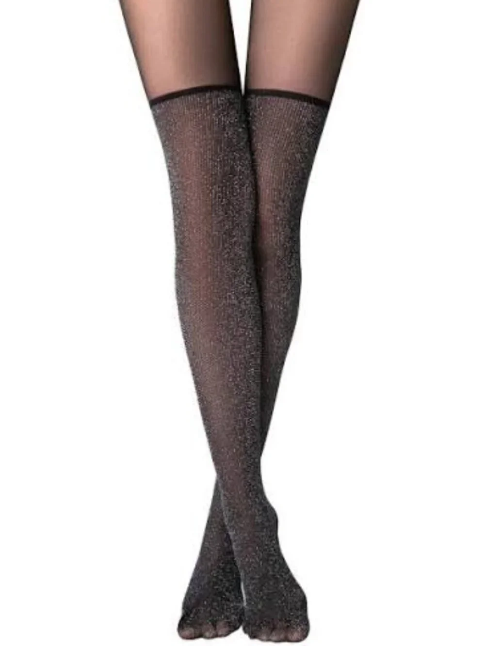 Conte Lurex Net 40 Den - Fantasy Women's Tights Striking Glitter Mesh Stocking